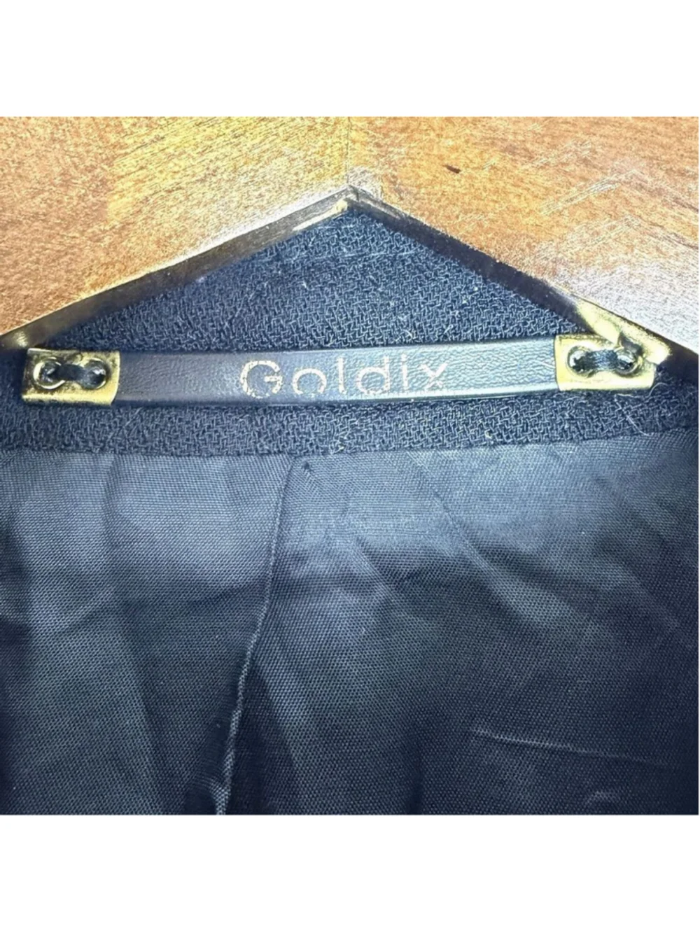 Vintage Goldix Modell women’s quilted jacket in black, size Small.